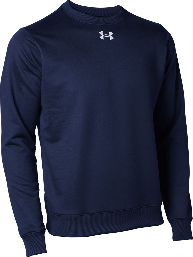 UNDER ARMOUR （アンダーアーマー） フィットネス・トレーニング スウェット・トレーナ UA チーム ストーム スウェット クルー 【ミッドナイトネイビー】 1375827 410 スウェットトレーナー スウェットシャツ メンズ・レディース 男性用・女性用 紺 22FW {SK} ≪TEAM≫