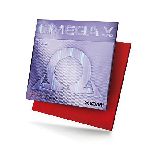 VICTAS（ヴィクタス） XIOM（エクシオン） 卓球 ラバー オメガ　Ｖ　ヨーロ　ＤＦ 【レッド】 850023 0040 ラバー ラバー メンズ・レディース 男性用・女性用 ＶＩＣＴＡＳ レッド 赤 {NP}
