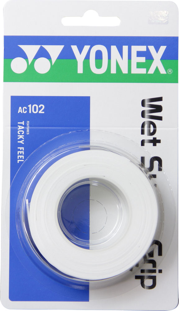 ヨネックス テニス ウェットスーパーグリップ ホワイト AC1023-0 011 YONEX ヨネックス グリップテープ ウェット スーパー グリップ 3