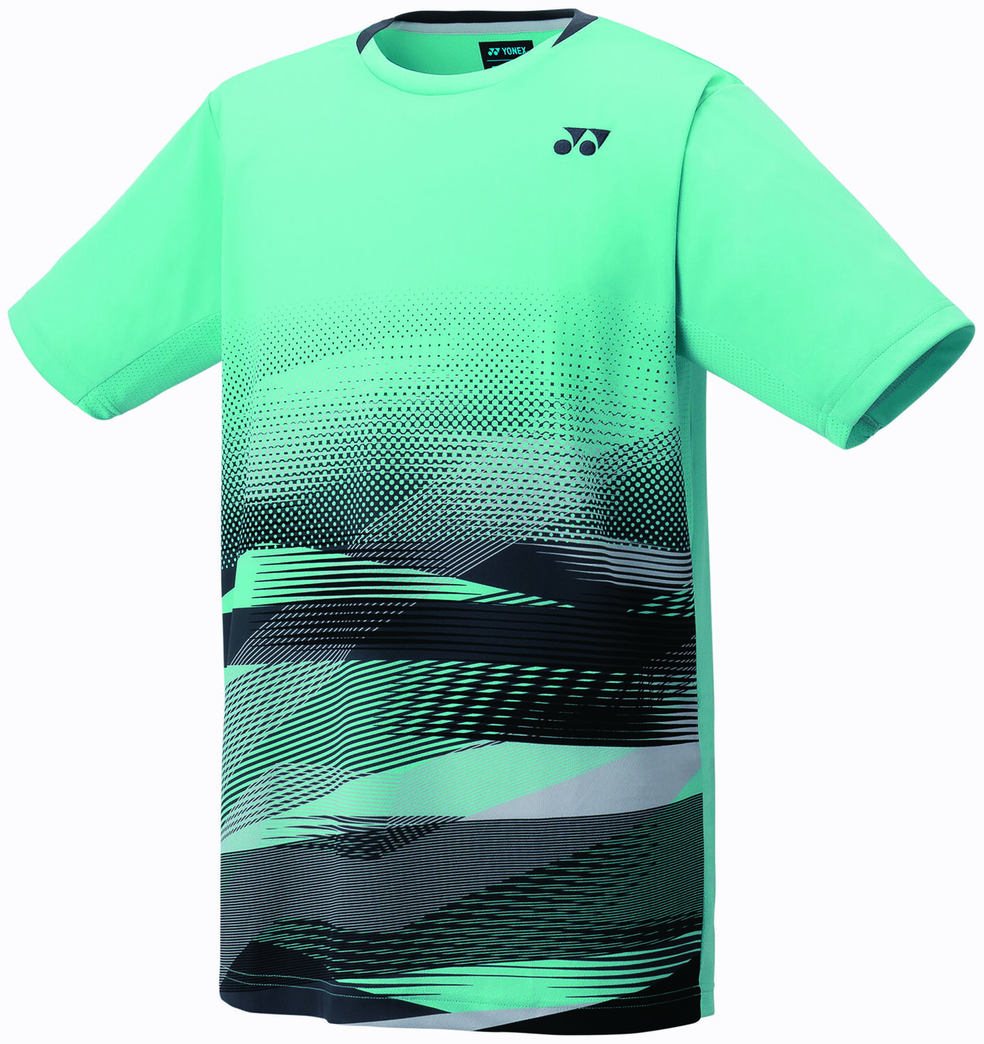 YONEX （ヨネックス） テニス ゲームシャツ・パンツ ジュニアゲームシャツ 【ウォーターグリーン】 10677J 048 ゲームシャツＪＲ ショートスリーブ ジュニア・キッズ 子供用 グリーン 緑 25SS {NP}