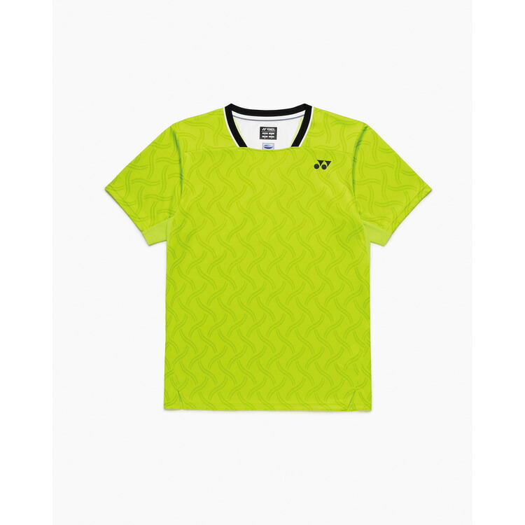 YONEX （ヨネックス） テニス ゲームシャツ・パンツ ユニゲームシャツ 【フレッシュライム】 10703 680 ゲームシャツ ショートスリーブ メンズ・レディース 男性用・女性用 グリーン 緑 26SS {NP}