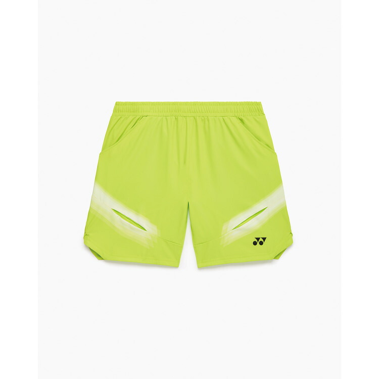 YONEX （ヨネックス） テニス ゲームシャツ・パンツ ユニハーフパンツ 【フレッシュライム】 15234 680 ゲームパンツ ハーフパンツ メンズ・レディース 男性用・女性用 グリーン 緑 26SS {NP}
