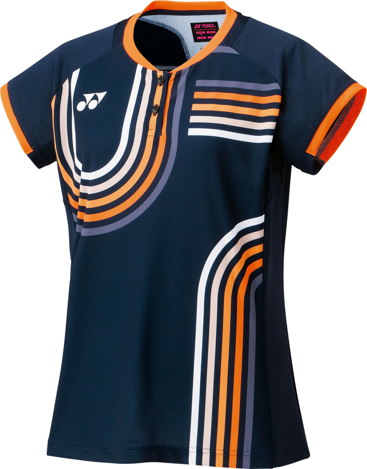 YONEX (ヨネックス) バドミントン ゲームシャツ・パンツ ウィメンズゲームシャツ 【ダークネイビー】 20854 554 ゲームシャツウィメンズ ショートスリーブ レディース 女性用 ネイビー 紺 25FW {NP}