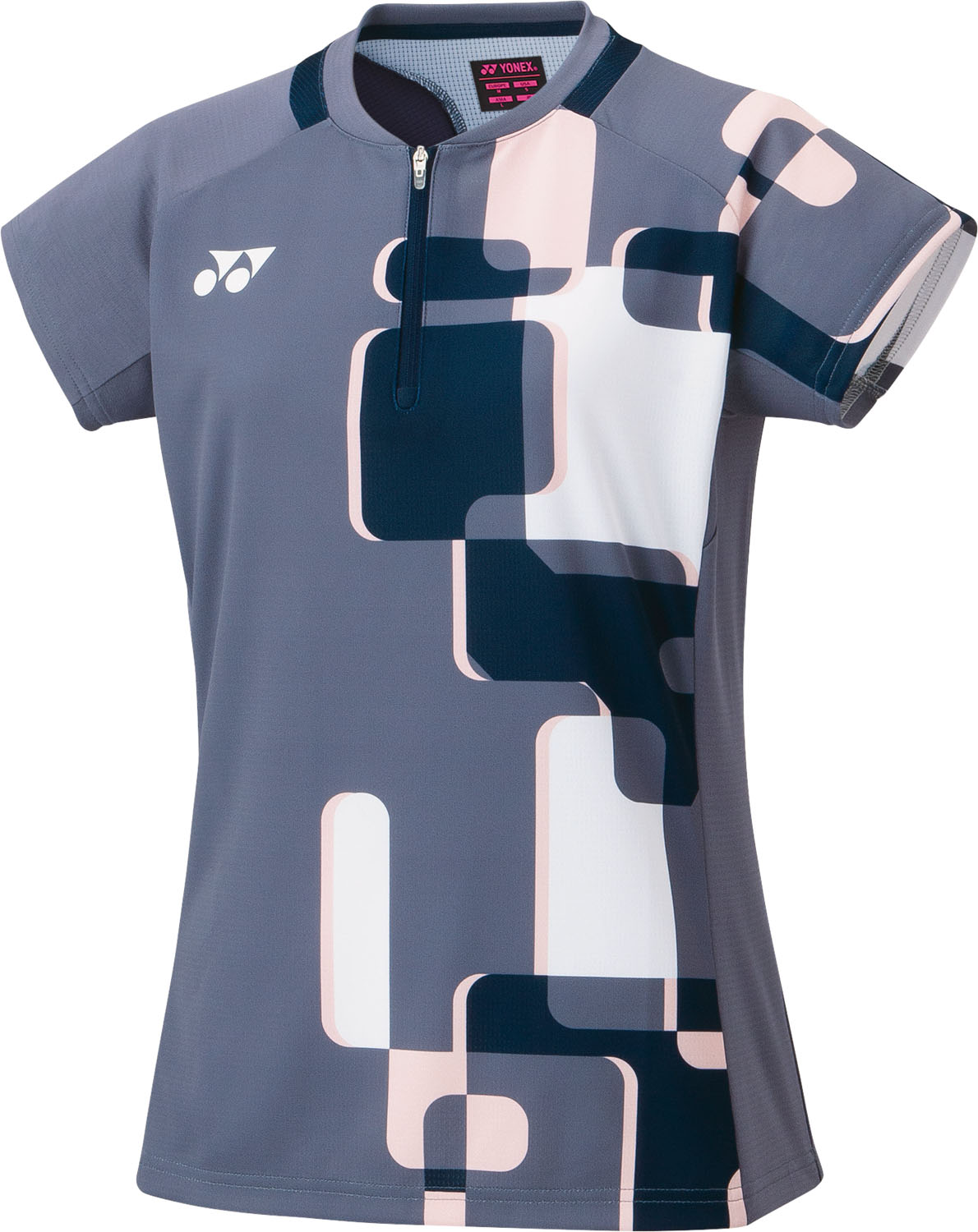 YONEX (ヨネックス) バドミントン ゲームシャツ・パンツ ウィメンズゲームシャツ 【ライラックグレー】 20856 811 ゲームシャツウィメンズ ショートスリーブ レディース 女性用 グレー 灰 25FW {NP}