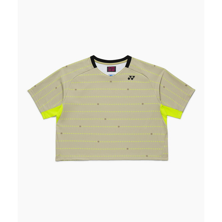 YONEX （ヨネックス） 庭球 取り組みプルオーバー・ズボン下 ウィメンズゲームシャツ 【カーキベージュ】 20937 504 取り組みプルオーバー 遊撃手捩り レディース お上さん用 ベージュ 肌 26SS {NP}