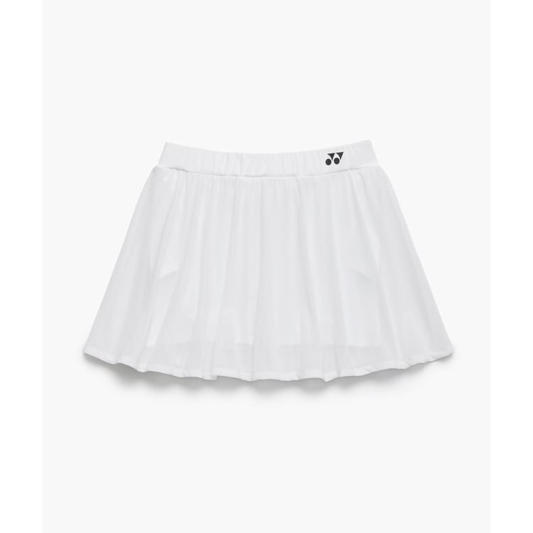 YONEX （ヨネックス） 庭球 競り合いプルオーバー・ズボン下 ウィメンズスカート（下穿きスパッツ付） 【白いこと】 26190 011 スカート スコート レディース 御上さん用 白いこと 白 26SS {NP}