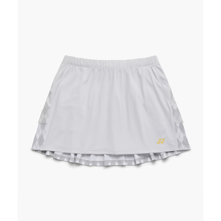 YONEX （ヨネックス） 庭球 競り合いプルオーバー・ズボン下 ウィメンズスカート 【内燃機関薄墨色】 26198 326 スカート スコート レディース 御上さん用 薄墨色 灰 26SS {NP}