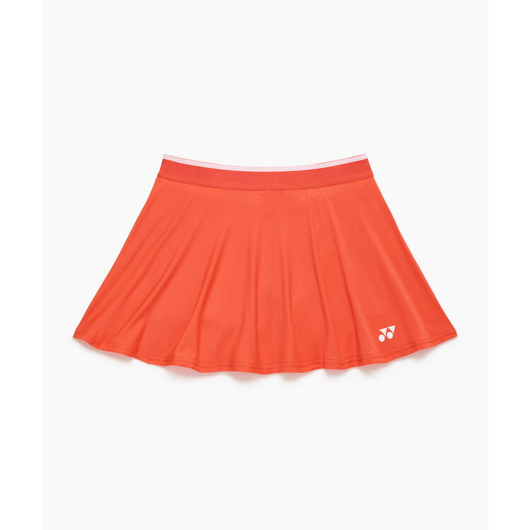 YONEX （ヨネックス） 庭球 競り合いプルオーバー・ズボン下 ウィメンズスカート（下穿きスパッツ付） 【サイバーオレンジ】 26293 814 スカート スコート レディース 御上さん用 オレンジ色 橙 26SS {NP}