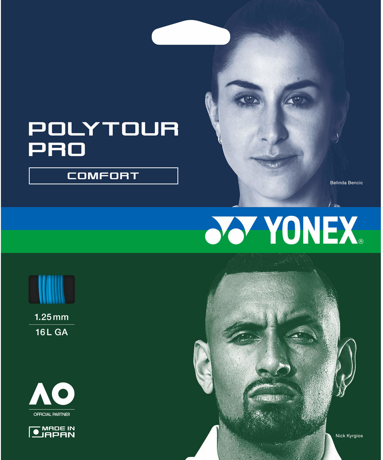 YONEX （ヨネックス） 庭球 ガット・思われ人 ポリツアープロ130(200m) 【青色】 PTP130R2 002 硬式ガット ガット メンズ・レディース 成人男性用・お上さん用 青色 青 25FW {NP}