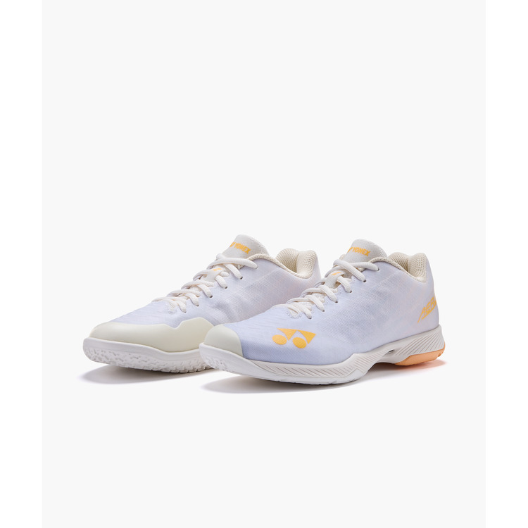YONEX （ヨネックス） バドミントン シューズ パワークッション エアラス Z ウィメン 【ホワイト/オレンジ】 SHBAZ2L 386 シューズ シューズ レディース 女性用 ホワイト 白 橙 25FW {SK}