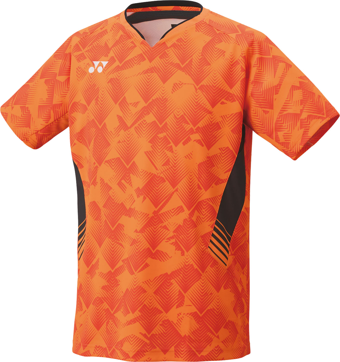 YONEX （ヨネックス） 庭球 力くらべティーシャツ・ズボン下 メンズゲームシャツ(相応う表現スタイル) 【御機嫌オレンジ色】 10656 752 形づくるティーシャツ 力くらべ御召しもの トップス メンズ 成人男性用 オレンジ色 橙 24FW {NP}