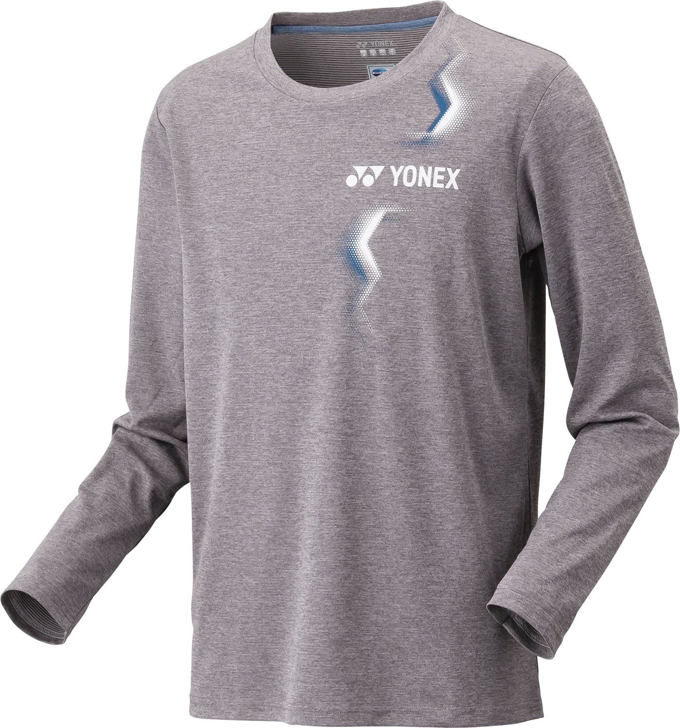 YONEX (ヨネックス) テニス Tシャツ ユニロングスリーブTシャツ(フィットスタイル) 【グレー】 16807 010 ロングTシャツ 長袖Tシャツ ユニセックス 男性用・女性用 グレー 灰 25SS {NP}