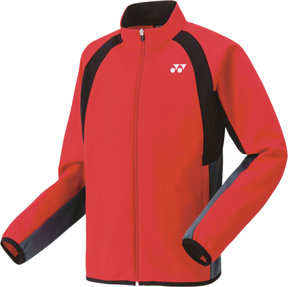 YONEX （ヨネックス） テニス トレーニングウェア ニットウォームアップシャツ 【サンセットレッド】 50139J 496 トレーニングシャツ ジャケット ジュニア キッズ 子供用 レッド 赤 2023 {NP}