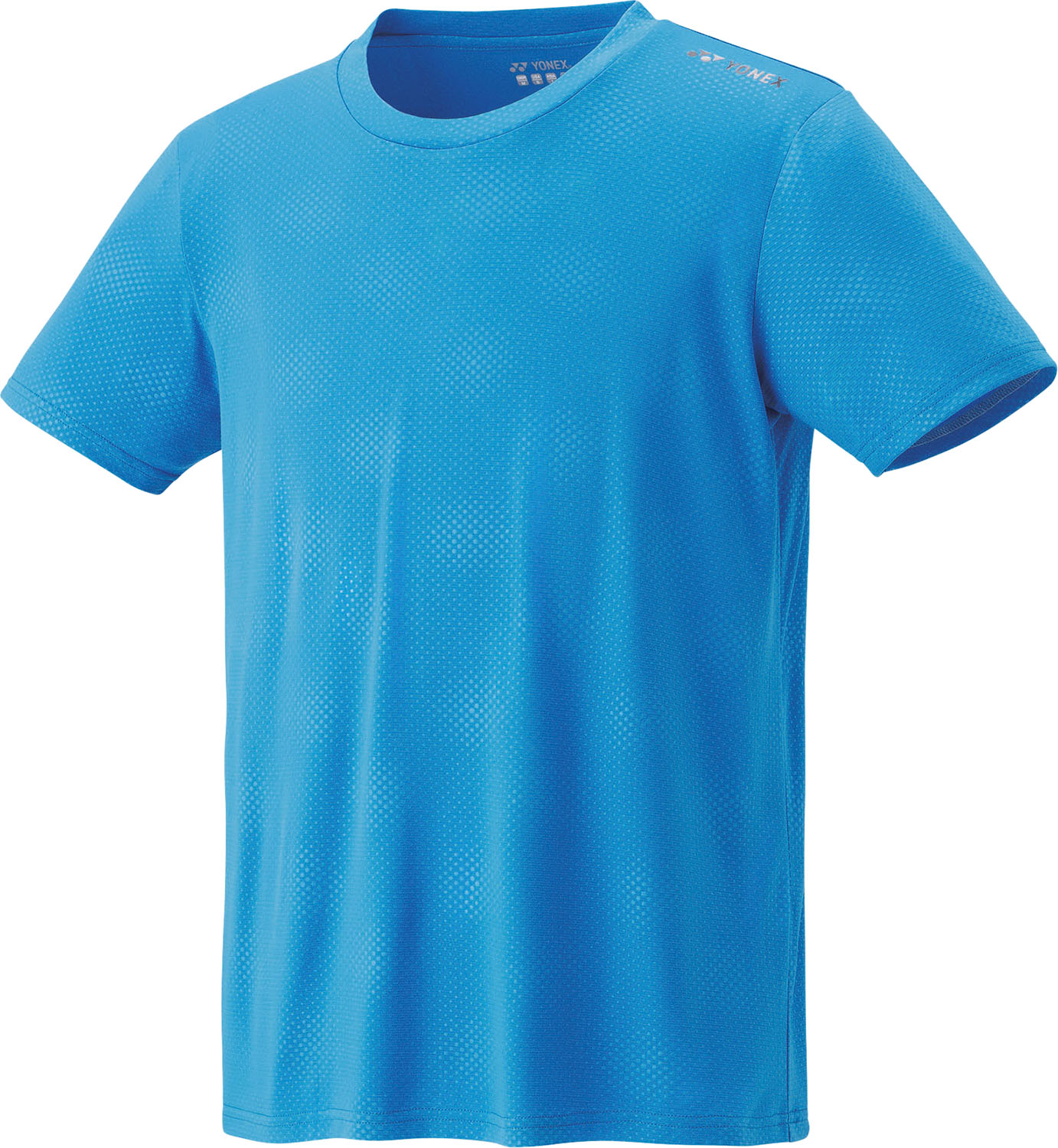 YONEX （ヨネックス） テニス Ｔシャツ ユニドライTシャツ(フィットスタイル) 【スカイブルー】 16808 018 半袖Ｔシャツ Tシャツ メンズ・レディース 男性用・女性用 ブルー 青 25SS {NP}