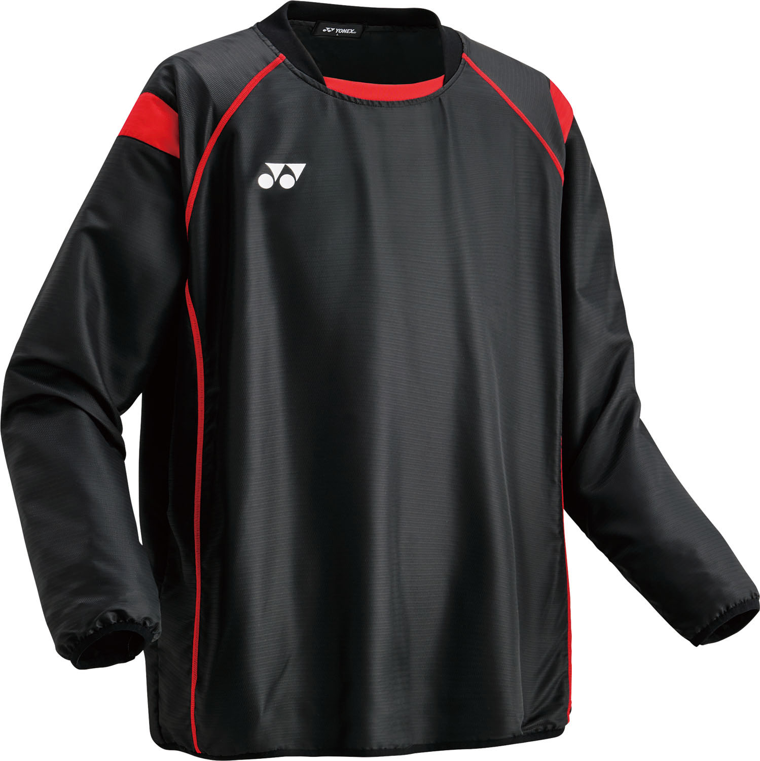 YONEX （ヨネックス） サッカー ウインドウェア ユニピステ 【ブラック/レッド】 FW5010 187 ピステシャツ ピステシャツ メンズ・レディース 男性用・女性用 ブラック 黒 赤 25SS {NP} 4,245円