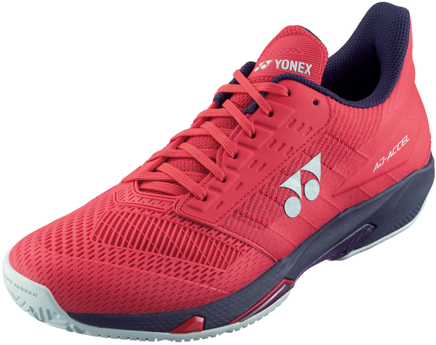 YONEX （ヨネックス） テニス シューズ パワークッション アドアクセル ウィメン AC 【サンセットレッド】 SHTAALA 496 オールコートレディース シューズ レディース 女性用 レッド 赤 24FW {SK}｜hakozume