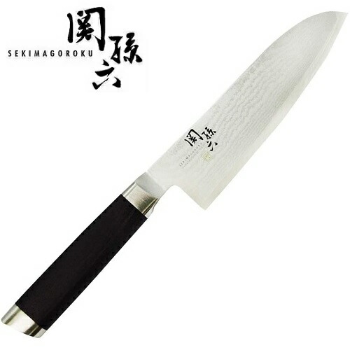 関孫六 ダマスカス 三徳165 三徳包丁（万能包丁） 貝印 AE5200 △