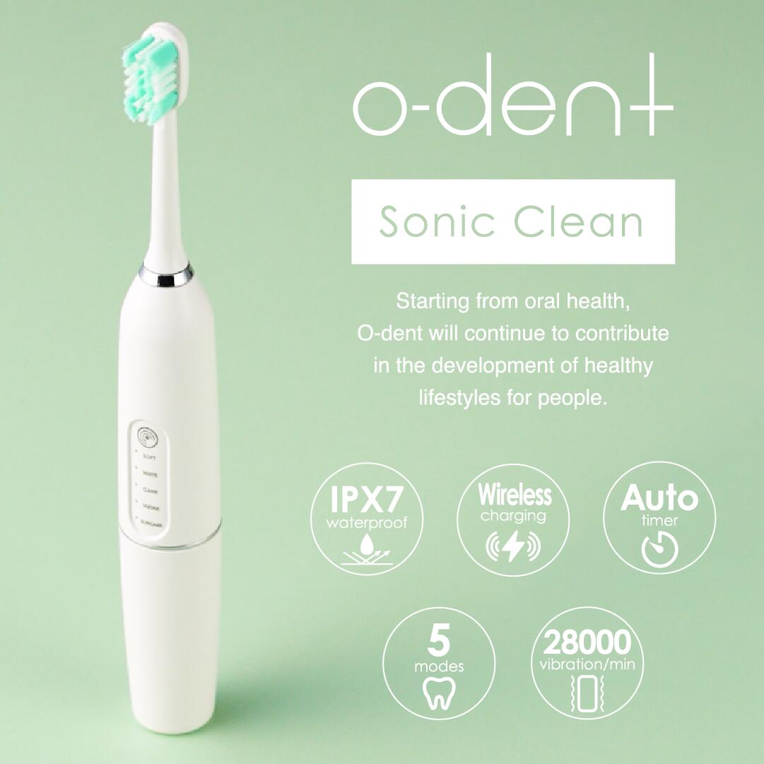 【自社送りとどける】o-dent Sonic Clean オーデント ソニック喨喨たる 電動歯刷子 ホワイトニング 歯磨粉 歯 セルフホワイトニング 住み処 黄ばみ 歯周病 う蝕止めること 口臭世話をする 歯磨剤 白 ヤニ取り ハミガキ粉 治療法部外品 美白 薬用 口臭押しとどめる 日本製 低揺りうごかす おすすめ
