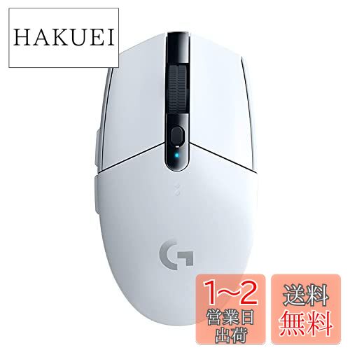 Logicool G ロジクール G ゲーミングマウス ワイヤレス G304 ホワイト HERO センサー LIGHTSPEED 無線 99g 軽量 G304rWH 国内正規品 【 ファイナルファンタジーXIV 推奨周辺機器 】画像