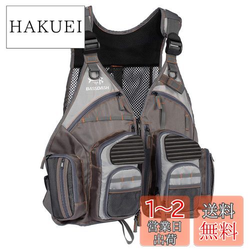 楽天市場】[Bassdash] バスダッシュ フィッシングベスト 釣り