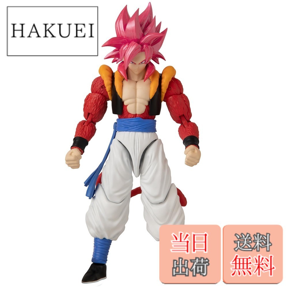 【送料無料】ドラゴンボール超 ドラゴンスターズ 6インチ アクションフィギュア シリーズ14 スーパーサイヤ人4 ゴジータ/DRAGON BALL SUPER DRAGON STARS Action Figure SERIES 14 SUPER SAIYAN 4 GOGETA ドラゴ 色：マルチ//セイシェル、サイズ：Gogeta Super Saiyan 4｜HAKUEI