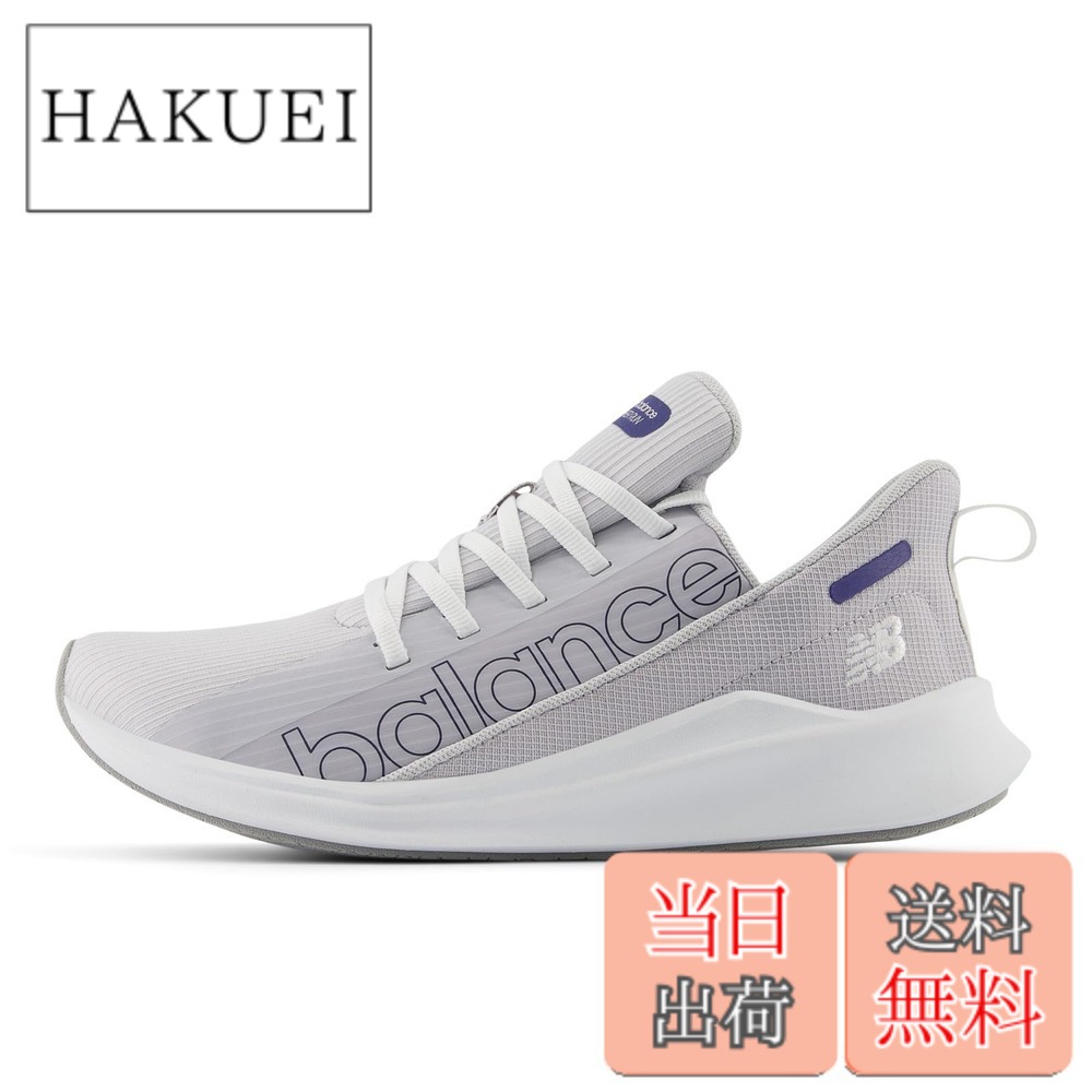 【送料無料】new balance(ニューバランス) レディース POWHER RUN WPHER パウハー ジム 普段履きフィットネスシューズ 色：CC2(GRAY/PURPLE)、サイズ：24.0 cm D｜HAKUEI