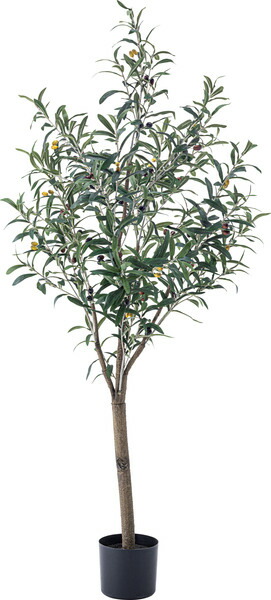 フェイクグリーン オリーブ GRN-17 約W44×D44×H152 フェイクグリーン 観葉植物 人工観葉植物 葉 造花 インテリア 癒し グリーン リーフ おしゃれ ガーデン 室内 飾り 東谷 AZUMAYA【代引不可】|はくでん