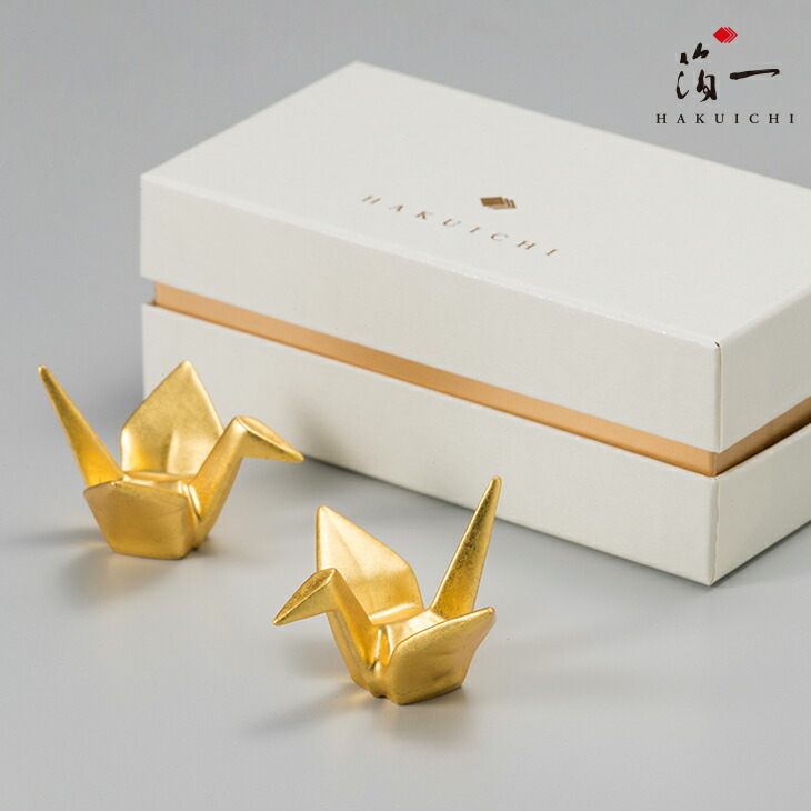 楽天市場】福招き箸置き 五つ小紋｜金沢金箔の箔一（はくいち