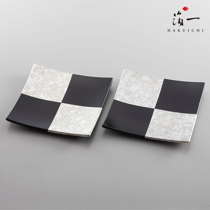 新品同様美品　有田焼　市松スクエアプレート　セット 楽天市場】【P5倍 9/4 20:00-9/11 01:59迄】市松 スクエア