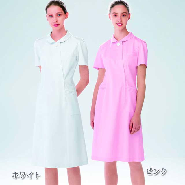 楽天市場 Km2157 ケイタマルヤマ ナガイレーベン ナースウェア ワンピース 女性用 半袖 制菌加工 制電 吸水 防汚 透け防止 Nagaileben 医療用 看護師 介護 レディース レディス ナース服 白衣 ホワイト 白 ピンク 白衣ネット 楽天市場店