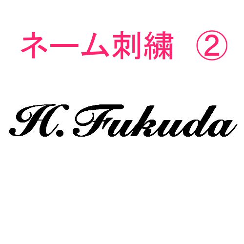 楽天市場 ネーム刺繍2 名字 イニシャル 名字のみ 名前のみ 英字 白衣ネット 楽天市場店