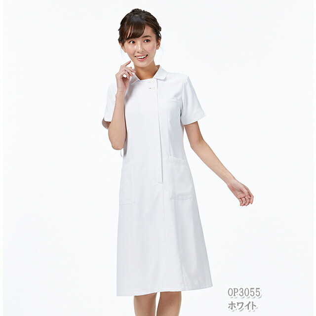 Op3055 オンワード ナースウェア ワンピース 女性用 半袖 制菌加工 静電気帯電防止 ストレッチ 透け防止 吸水 速乾 形態安定 二重ポケット ループ付き Phsポケット Onward ラフィーリア Raffiria 医療用 看護師 レディース レディス ナース服 白衣 Giosenglish Com
