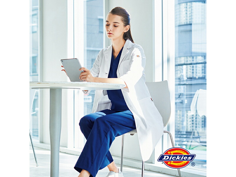 2533PR　レディスシングルコート（7分袖）(Dickies） 6,154円