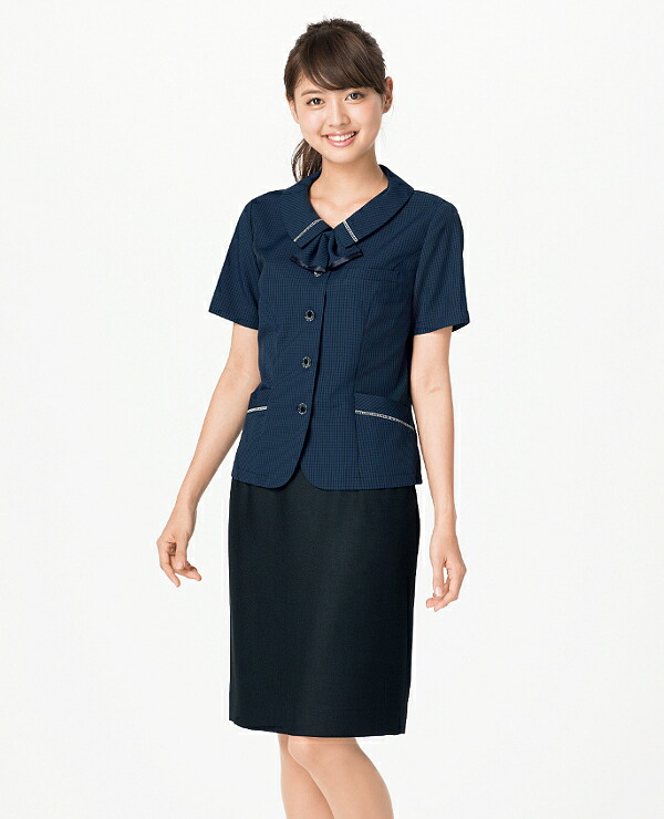 BONMAX ボンマックス AJ0831 オーバーブラウス 5号～15号 事務服 制服 【代引き不可】