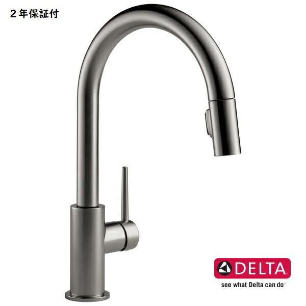 【楽天市場】DELTA デルタ トリンシック キッチン 水栓 タッチ水栓 シングルレバー ステンレス 9159T-AR-DST タッチセンサー  輸入水栓 正規品 蛇口 取替 送料無料 : HAKURAI BLEND 楽天市場店