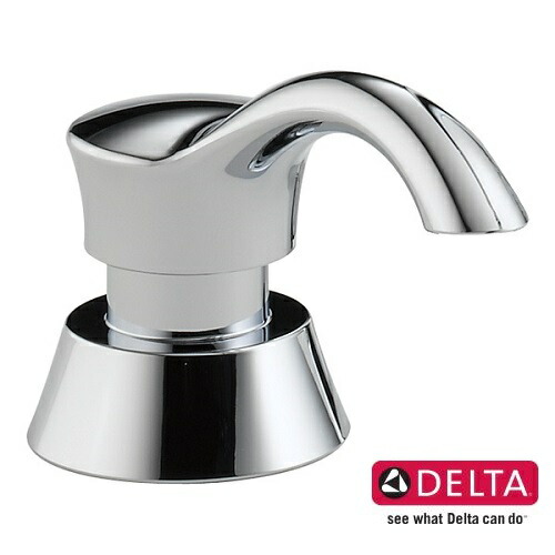 DELTA 三角洲 石ケンディスペンサー ビルトはたご屋印字機 クローム RP50781 流動物 室内用便器 食器中性洗剤 インポート 置き目品 貨物輸送無料