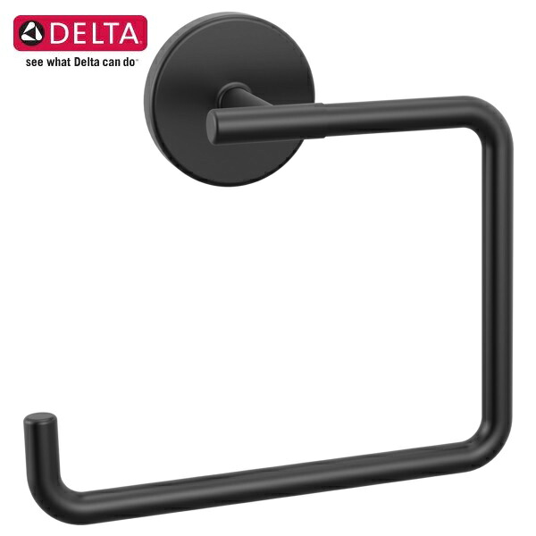 DELTA デルタ アクセサリー バスルーム タオルリング マットブラック 759460-BL 輸入水栓 正規品 DIY 取替 送料無料 9,625円