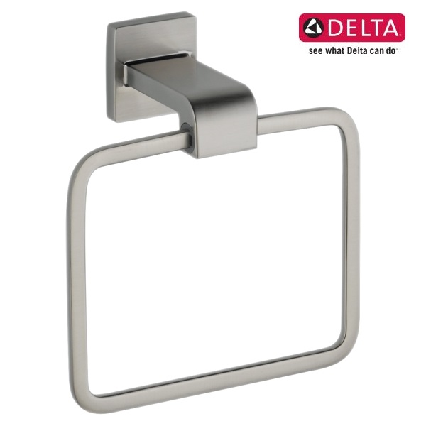取寄せ DELTA デルタ アクセサリー バスルーム タオルリング ステンレス 77546-SS 輸入水栓 正規品 DIY 取替 送料無料