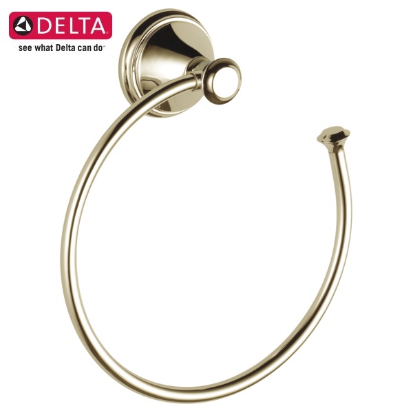 DELTA デルタ アクセサリー バスルーム タオルリング ポリッシュニッケル 79746-PN 輸入水栓 正規品 DIY 取替 送料無料