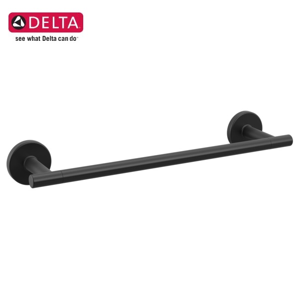 取寄せ DELTA デルタ アクセサリー バスルーム タオルバー 310mm タオルバー14" マットブラック 75912-BL 輸入水栓 正規品 DIY 取替 送料無料｜HAKURAI BLEND　店 13,706円