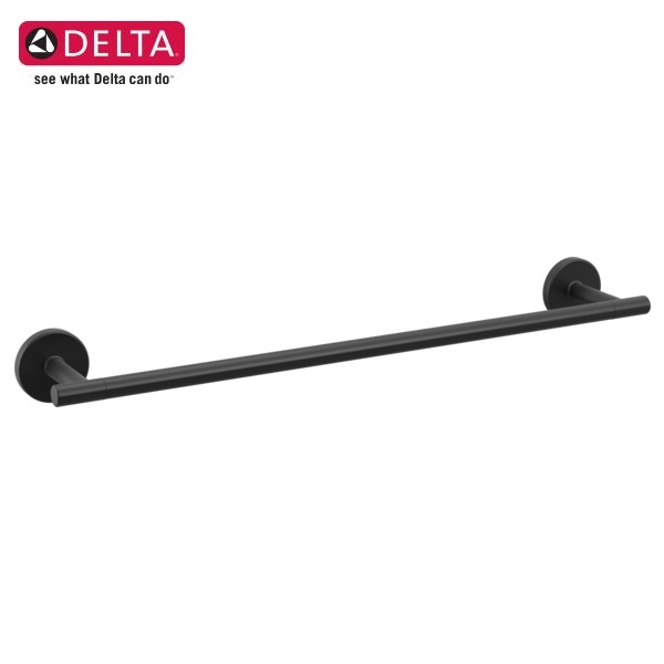 取寄せ DELTA デルタ アクセサリー バスルーム タオルバー 457mm タオルバー18" マットブラック 75918-BL 輸入水栓 正規品 DIY 取替 送料無料|HAKURAI BLEND 店