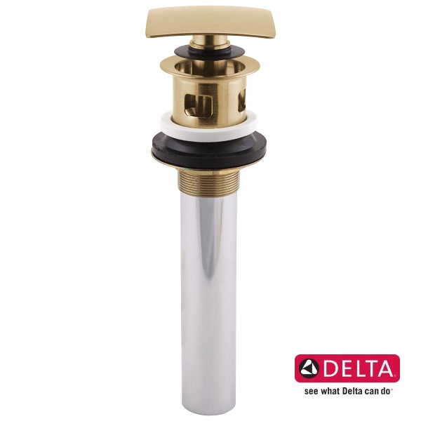 取寄せ品 DELTA デルタ 配管パーツ 排水金具 プッシュポップアップドレイン 洗面用 シャンパンブロンズ 72175-CZ 輸入水栓 正規品 取替 送料無料|HAKURAI BLEND 店