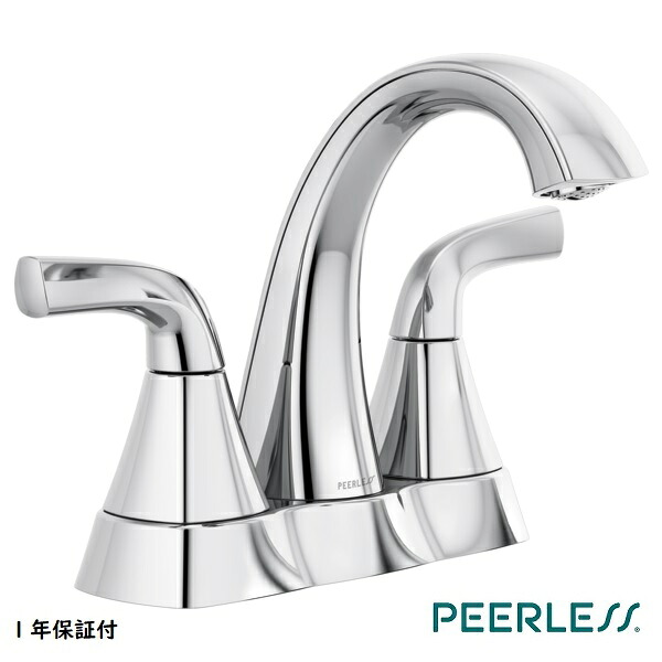 PEERLESS ピアレス パークウッド 洗面 洗面用水栓 混合 節水 ２ハンドル 輸入水栓 クローム P2635LF 輸入水栓 正規品 DIY 蛇口 取替 送料無料