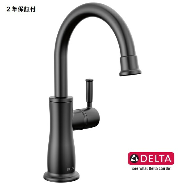 DELTA 三角州 伝統的 勝手もと 水栓 単水栓 浄水器用水栓 引っ敷き黒いこと 1960-BL-DST インポート水栓 定め事品 水道の栓 貨物輸送無料
