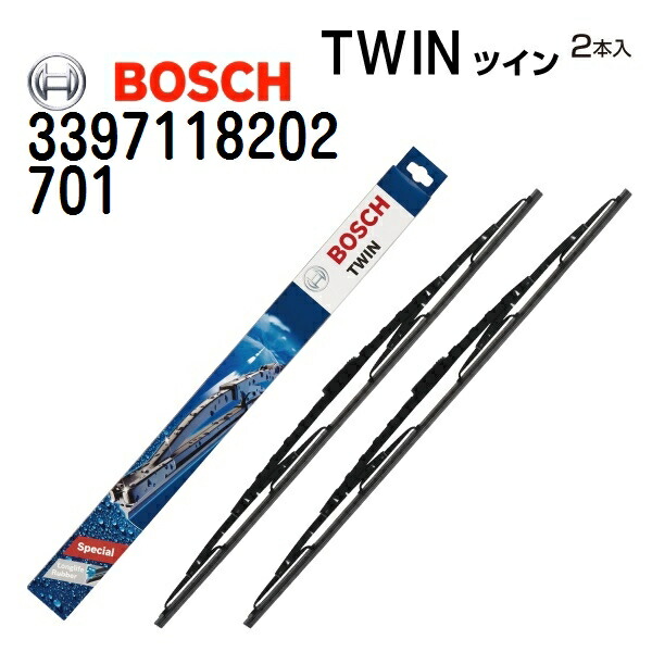 クライスラー グランドボイジャー[RS] BOSCH(ボッシュ) 輸入車用ワイパーブレード TWIN ツインワイパーブレード 2本入 (品番 701) 650/500mm 3397118202