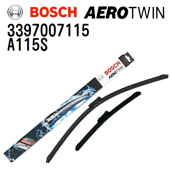 ルノー メガーヌIV[K9](メガーヌ4) BOSCH(ボッシュ) 輸入車用ワイパーブレード AEROTWIN エアロツイン 2本入 (品番 A115S) 600/450mm 3397007115