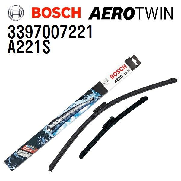 マラソンP5倍 シトロエン C5[X7] BOSCH(ボッシュ) 輸入車用ワイパーブレード AEROTWIN エアロツイン 2本入 (品番 A221S) 700/550mm 3397007221