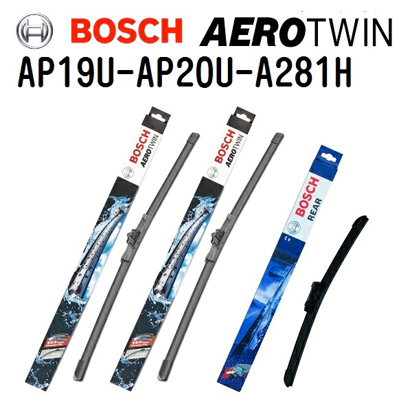 Mini ミニ[R61] BOSCH(ボッシュ) 輸入車用ワイパーブレード AEROTWIN エアロツイン3本組 475mm 500mm 280mm AP19U AP20U A281H 3397006832 3397006833 3397008045