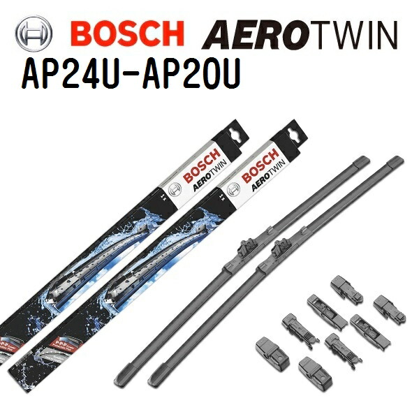 ランドローバー フリーランダー2[LF] BOSCH(ボッシュ) 輸入車用ワイパーブレード AEROTWIN エアロツイン2本組 600mm 500mm AP24U AP20U 3397006837 3397006833