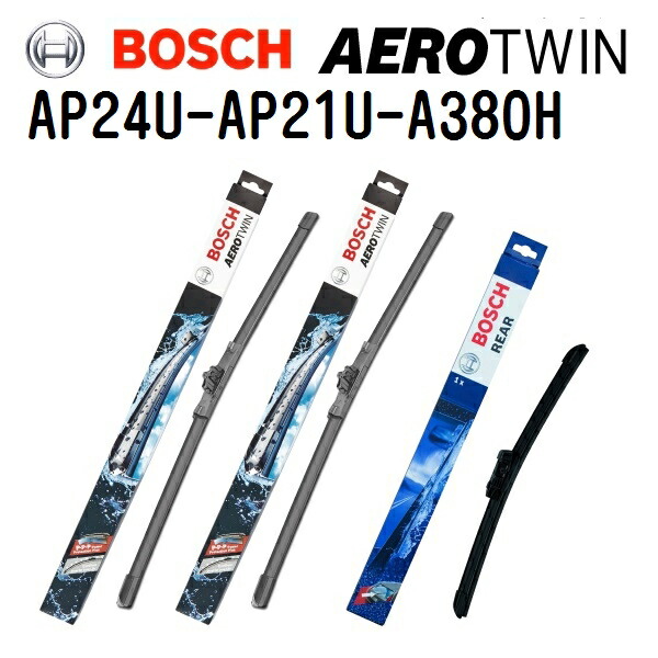 マラソンP5倍 ボルボ XC90 BOSCH(ボッシュ) 輸入車用ワイパーブレード AEROTWIN エアロツイン3本組 600mm 530mm 380mm AP24U AP21U A380H 3397006837 3397006834 3397008050